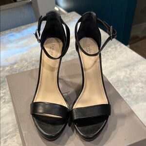 NEW in box Botkier Black Ankle Strap Heels 8.5